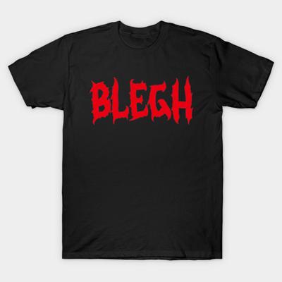 Asian Size Cotton Unisex Tshirt Print T-shirt Blegh T-shirt No-Cut Print Regular Fit