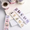 500PCS Cute Kuromi Pochacco My Melody Cartoon Stickers Roll Laptop Scrapbook Phone Diary Kawaii Aesthetic Sticker Decal Kids Toy