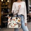 Cute Hedgehog Print Tote Bag for Autumn Outdoor Daily Use