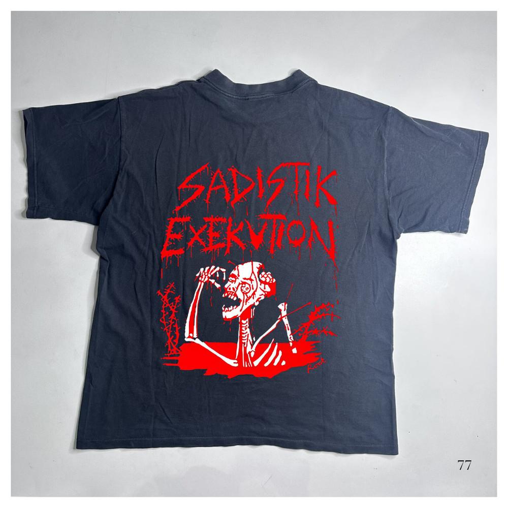 

Sadistik Exekution The Magus Model 2 T-Shirt Death Metal Band Graphic Tee Unisex Unisex T-Shirt S