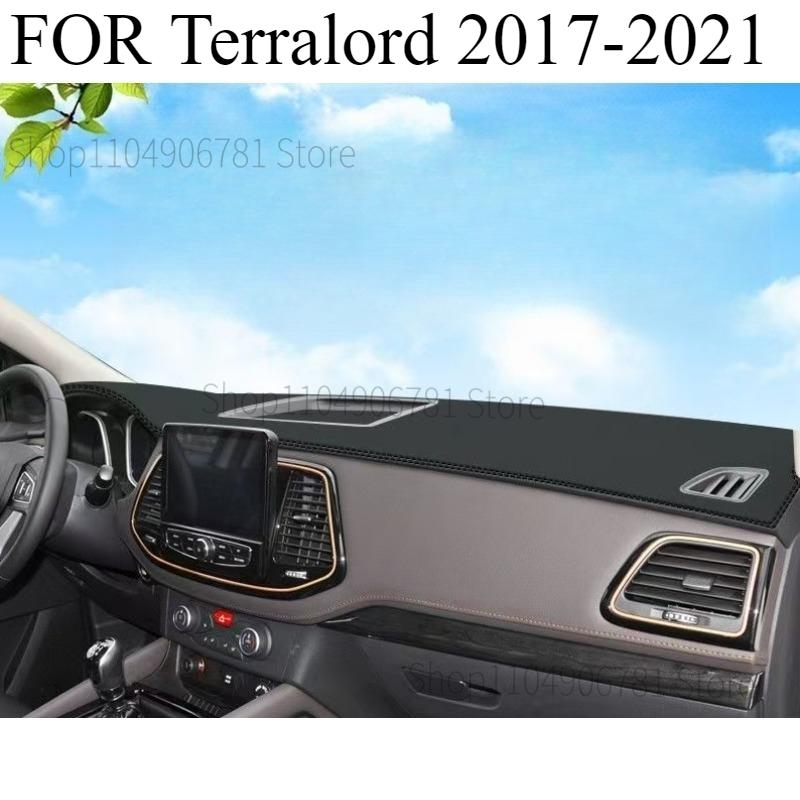 

FOR Terralord 2017- Car Dash Mat Dashmat Dashboard Mat Cover Sun Shade Dash Board Cover Carpet Accessories front B