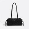 Textured French Stick Bag Polyester Armpit Bag Easy And Trendy Underarm Bag  Office