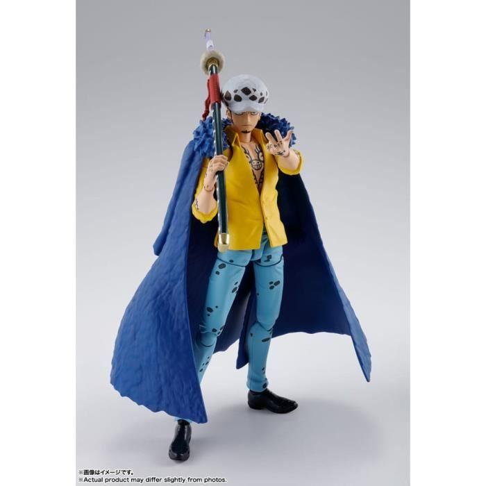 Figurka - BANDAI TAMASHII NATIONS - S.H. Figuarts Trafalgar Law - 16 cm - Kloubový - Příslušenství v ceně