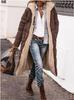 Women's Hooded Reversible Puffer Coat Zip‑Up Thick Warm Loose Mid‑Long Winter Cotton Jacket