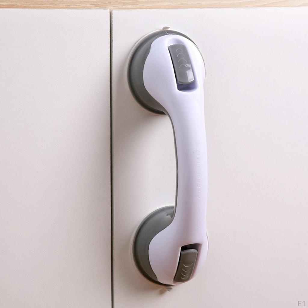 Bathroom Grab Bar with Suction Cups Strong Rail Reliable for Disabled