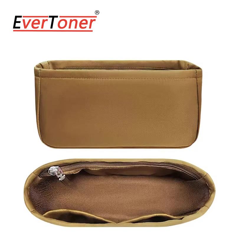 EverToner Multi-Function Travel Organizer Suitable For C-ach Studio Baguette Nylon Liner Insert Makeup Organizer Shaping Functio