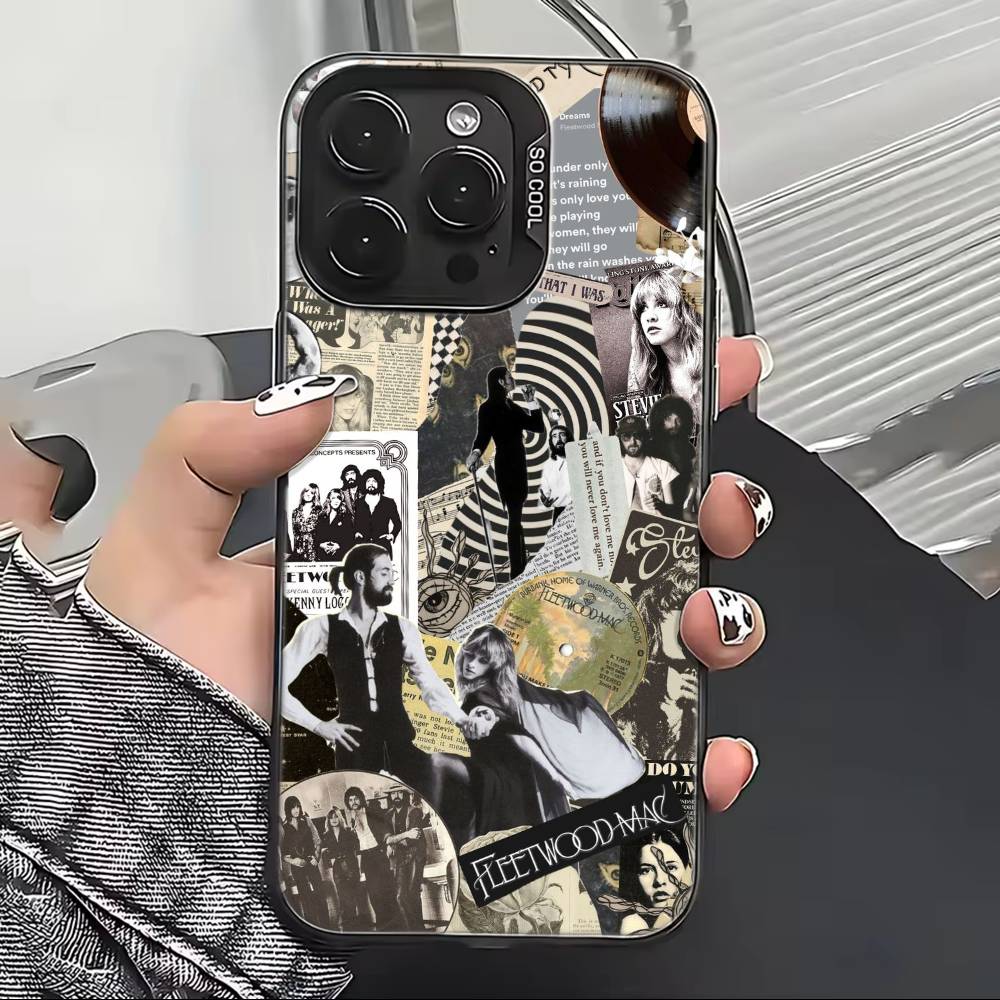 

Band F-Fleetwood Mac Phone Case For iPhone 17,16,15,14,13,12,11 Plus,Pro Max,XS,Colorful Silver Black Cover iPhone12ProMax