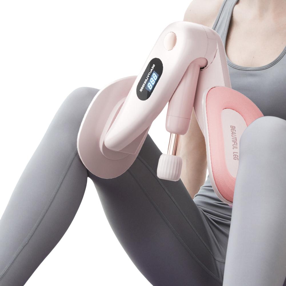 LED Pelvic Floor Muscle Trainer Adjustable Kegel Exerciser USB-C Rechargeable Inner Thigh Exerciser Convenient Fitness Equipment