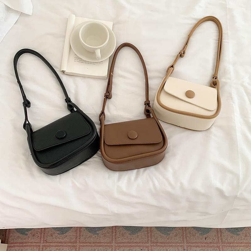 Bag Women'S Winter Crossbody Bag Small Square Bag Women'S Bag Advanced Sense One Shoulder Underarm Bag Design Small Bag