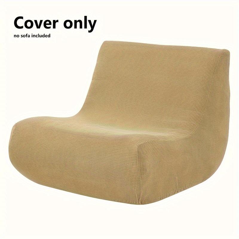 1Pc Stretch Sofa Slipcover Armchair Cover Jacquard Lazy Armless Chair Protector Cover For Bedroom Office Living Room Home Decor