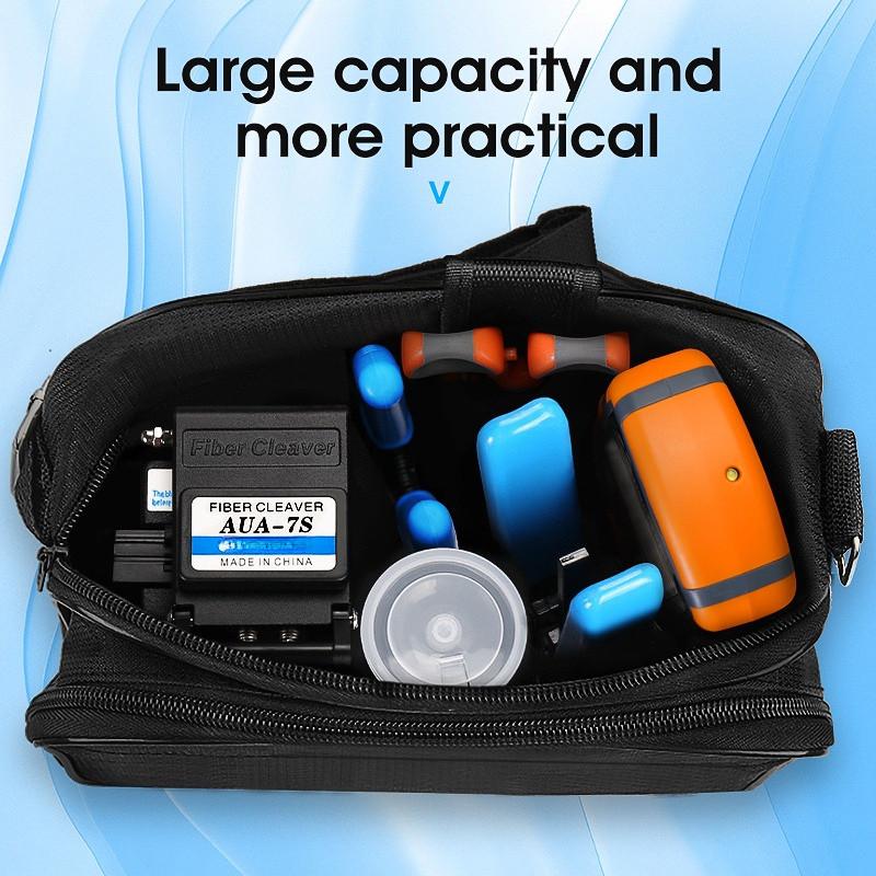 15km -70~+ 10dbm Visual Fault Locator Tester FTTH Fiber Optic Tool Kit with Fiber Cleaver All In One Optical Power Meter