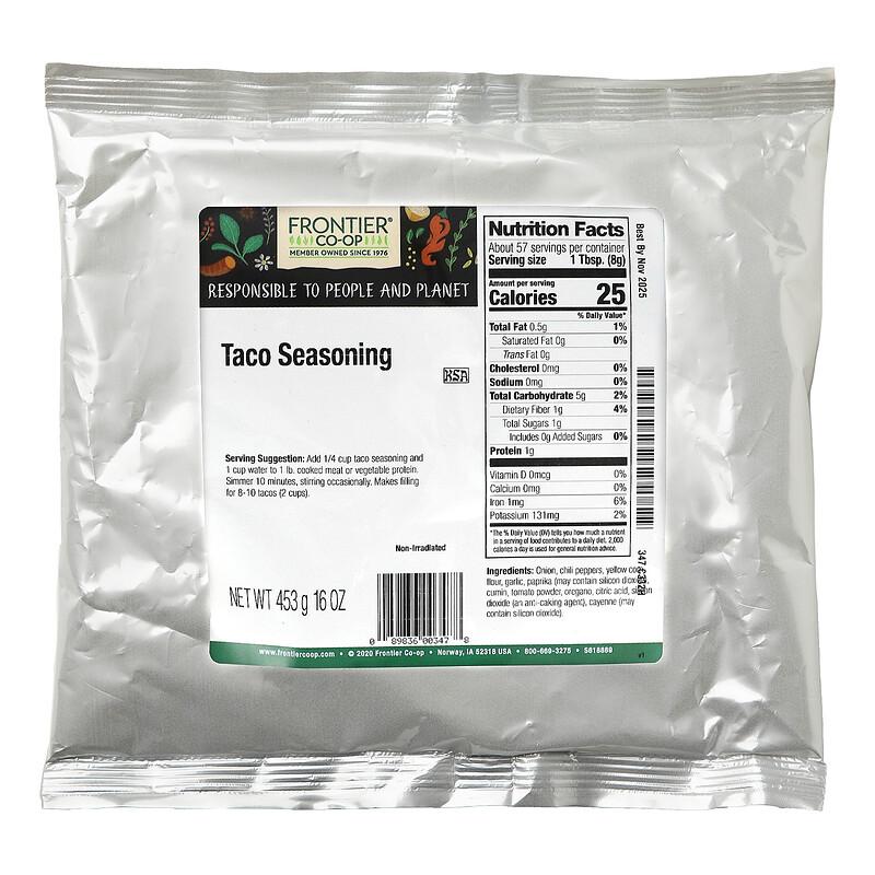 Taco Seasoning, 16 Oz (453 G)