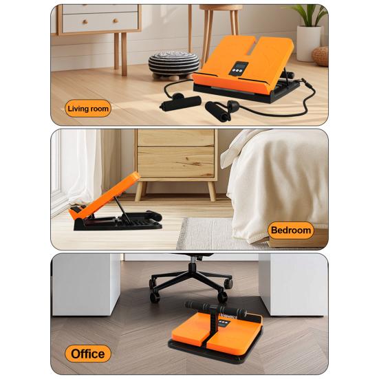 Calf Stretcher Slant Board with Resistance Band Adjustable Physical Therapy Incline Board Men Women Ankle Mobility Training Workout Wedge