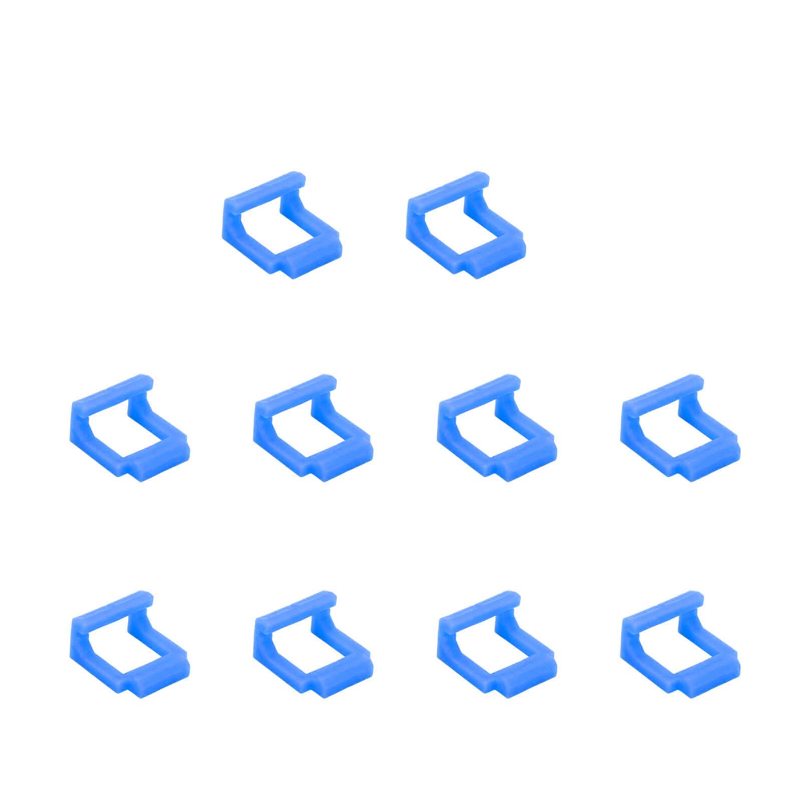 

10Pcs PCIE Riser Card Retainer PCIE to USB3.0 Secure Fastening Durable Hard Plastic PCIe Adapter синій