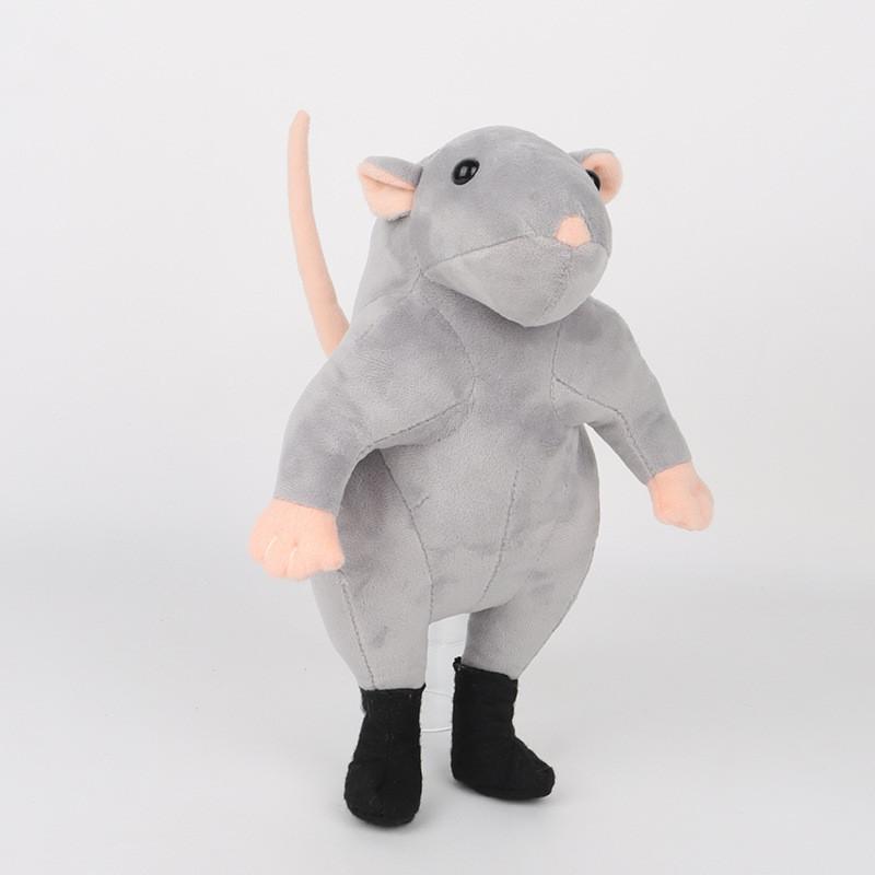 Shoes Wearing A Muscular Rat Dance Plush Toys For Daily Gift With Childrens