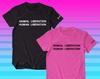 Animal Liberation Human Liberation T and Kids Tshirt - Pink or Black - Intersectional Vegan Punk Tee Activist Anti Oppression Anti Speciesist Power Co