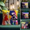 PPanty StockingGarterbelt Cushion Cover Natural Linen Pillow Case DoubleSided Print Decorative Sofa Pillowcase Home Decor Gift