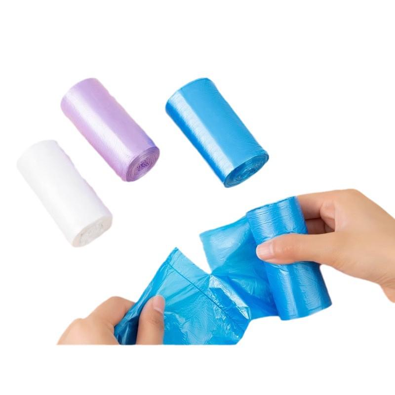 Compact Trash Bags for Car & Home - Thickened, Disposable, Small Size, Ideal for Cat Litter & Cleaning.