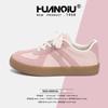 Global pink flat-bottomed Dexun shoes women's ZHQ-XA363 summer 2025 new versatile niche student shoes women