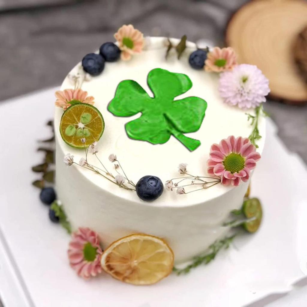 St. Patrick's Day Fondant Mould Shamrock Silicone Moulds Four Leaf Clover Hat Horse Shoes Mould Cake Decorating Candy Chocolate Gumpaste Polymer Clay