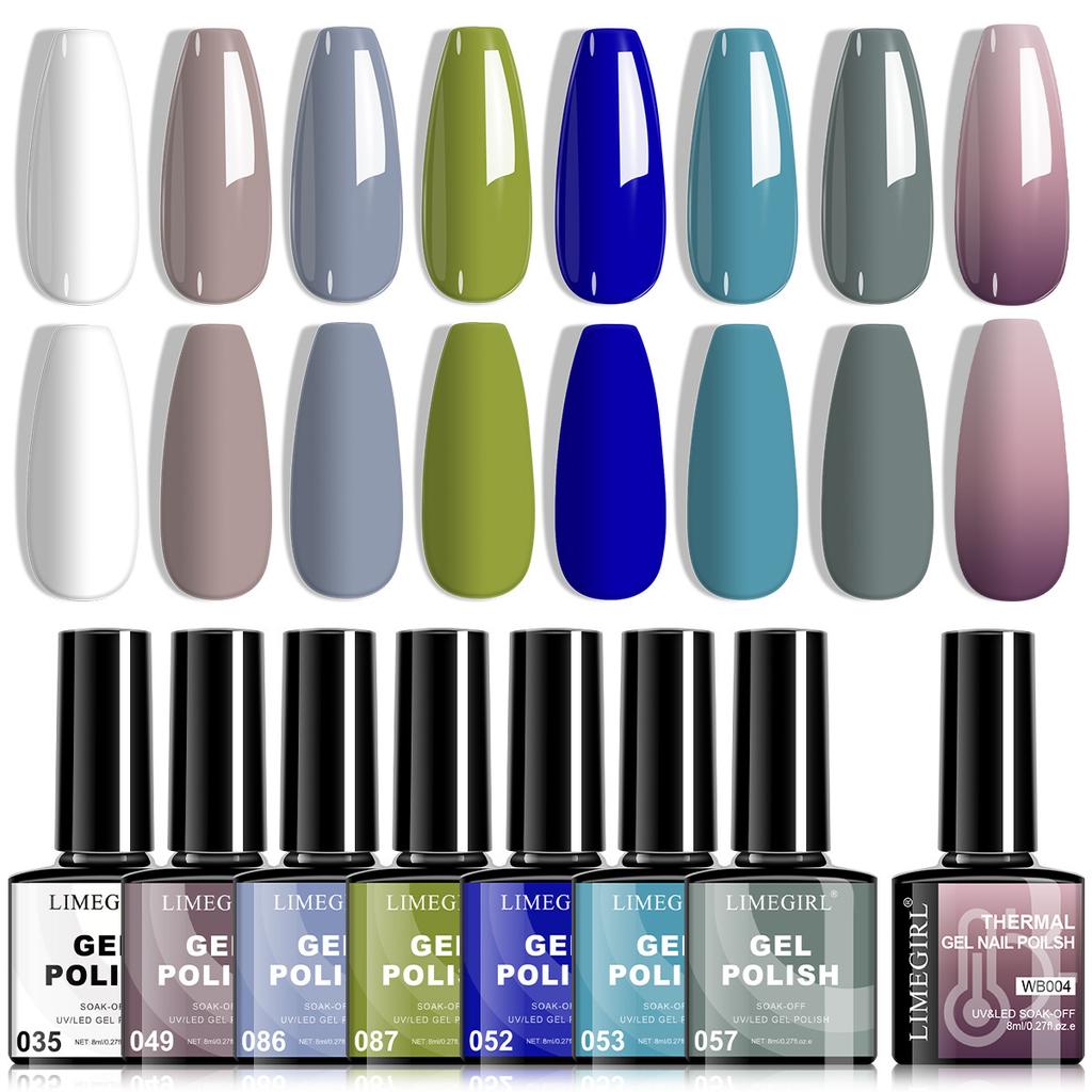 5+1 Cat Eye Gel Polish Kit Black Magnetic Nail Polish Ring Magnet Tool Set Long-Lasting Soak Off UV Gel