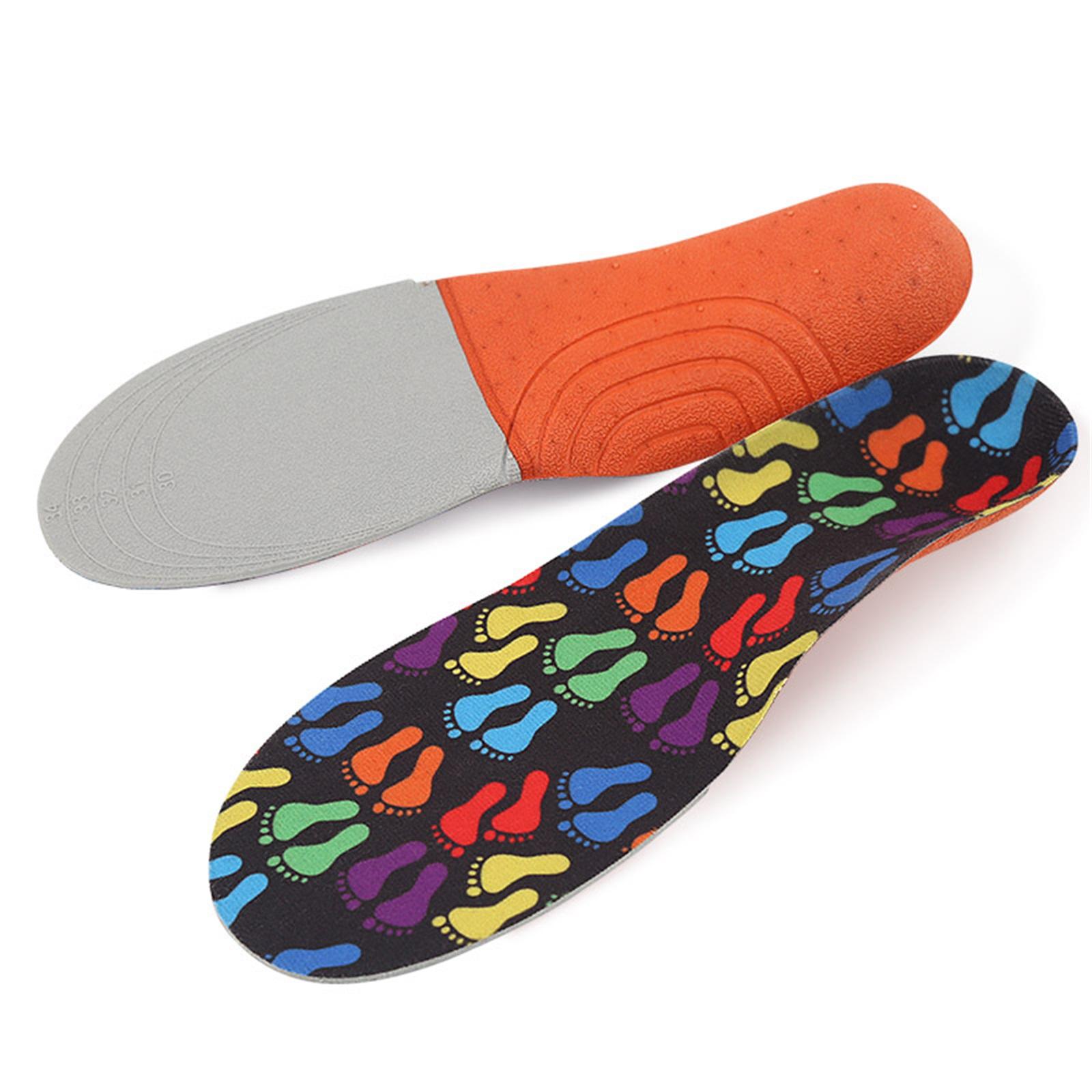 

Flatfoot Correction Insoles for Overpronation and Supination Foot Arch Support Orthotic Inserts for Shoe Size 30-34 Suitable for Children and Teens One Size