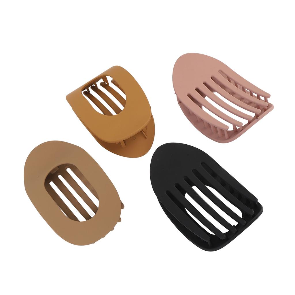 4 ks Plochých sponek do vlasů Francouzský design Ploché sponky do vlasů Ženy Dívky Silné držení Boční sponky do vlasů pro
