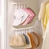 Handun Punch-Free Wardrobe Organizer Rod with Clips
