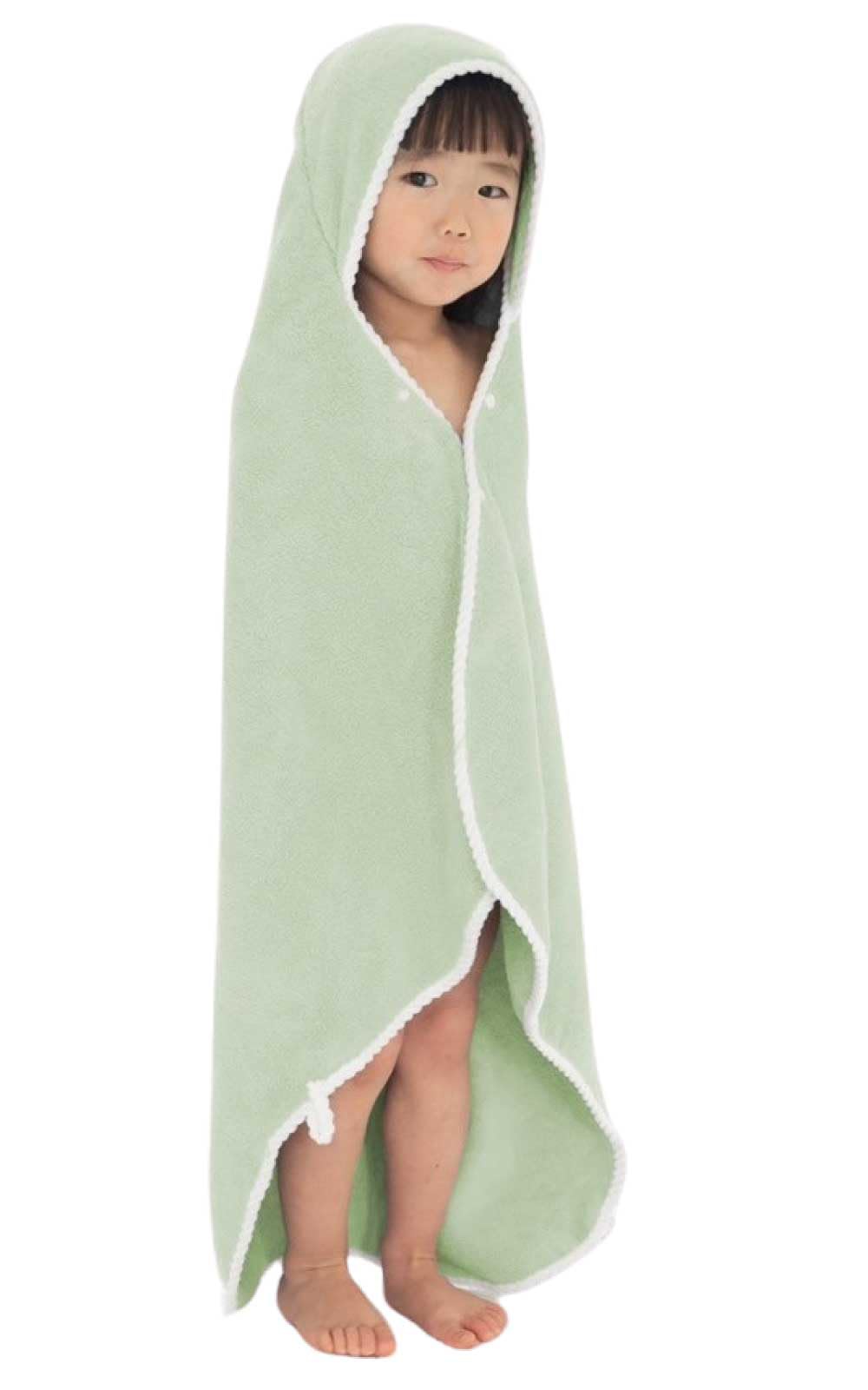 

rinaty Халат для и Детей Идеально подходит для Соло С капюшоном Ванна Ванна Пеленка Младенцы, Дети, [Протестировано на формальдегид, Ванны] Полотенце, Пончо, (Туман Зеленый)