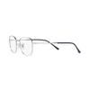 Ray-Ban RX6497 Eyeglasses Silver Frame Optical Demo Lens Glasses for Men and Women