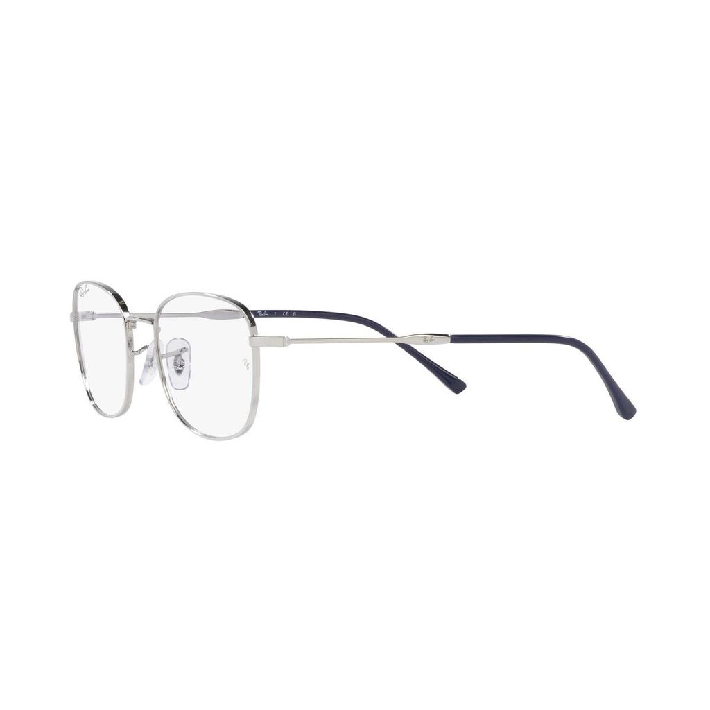 Ray-Ban RX6497 Eyeglasses Silver Frame Optical Demo Lens Glasses for Men and Women
