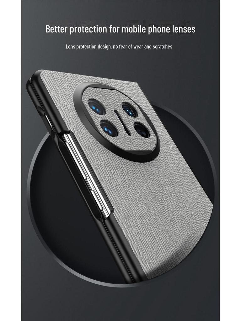 Huawei MateX5 Folding Screen Anti-Fall Case with Bark Pattern for Pocket2