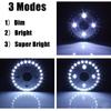 Luzes para Guarda-sol de Pátio 28 LEDs 3 Modos de Iluminação Luzes de Guarda-sol Destacáveis Luzes para Acampamento ao Ar Livre Luz de Emergência para Pátio Jardim