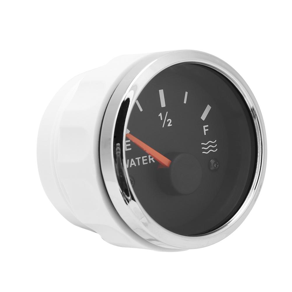52mm Stainless Steel Water Level Meter Boat Water Tank Level Indicator Gauge