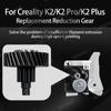 For Creality K2 Pro/K2 Plus/K2 Upgrade Full Metal Filament Reduce Gear Kit High Precision Wear Resistant for 3D Printer Extrude