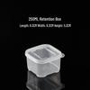Square Food Storage Box for Kitchen and Canteen Sample Retention