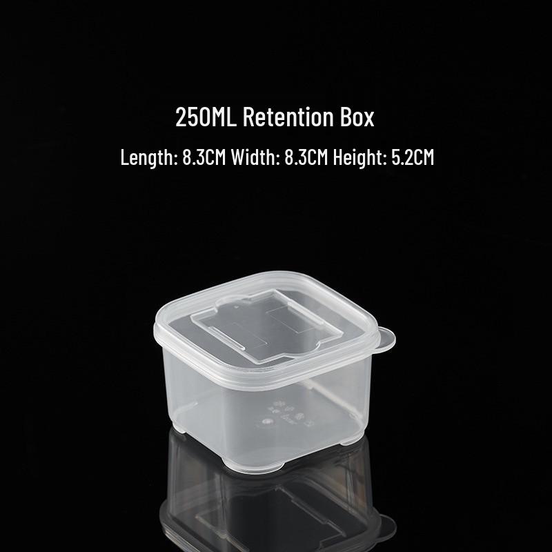 Square Food Storage Box for Kitchen and Canteen Sample Retention