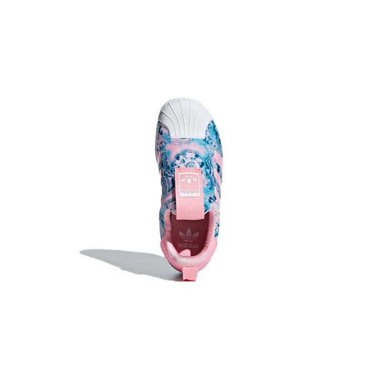 Adidas Originals SUPERSTAR 360 C Low top Kids' Skateboarding Shoes Pink Blue White Children Aged 3 7 Years Old CG6570