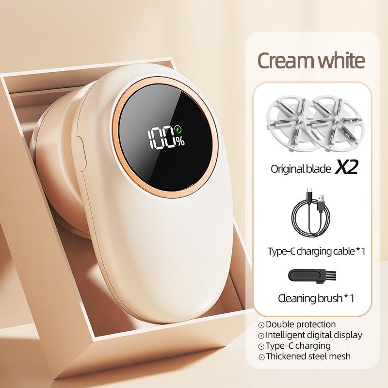 Wanshijin Smart Rechargeable Lint Remover – Portable De-pilling Device with Digital Display