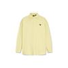 Levis Skateboard Series Ensfarget Enkeltspent Enkel Pendler Langermet Skjorte Herre Topper Gul A7098-0000