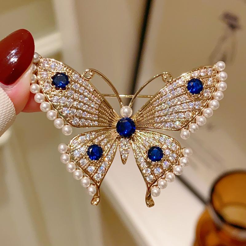 New-style Fuzi Ruyi Ping An Buckle Brooch High-end Women's Antique Tassel Cheongsam Suit Accessories Anti-glare Corsage