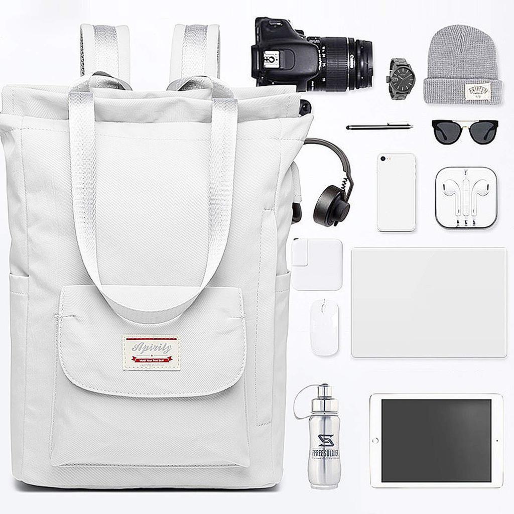 IFEND Women's Business Backpack, Large Capacity Laptop Bag, 3-Way Backpack, Stylish Business Backpack, Fits 14-15.6 Inch Computers, Shockproof, with