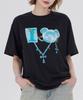 DYSFUNCT I Love Cotton Bear T-Shirt(Black/Blue)