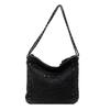 Vintage Denim Tote Bag Große Kapazität Schultertasche Damen Kette Umhängetasche