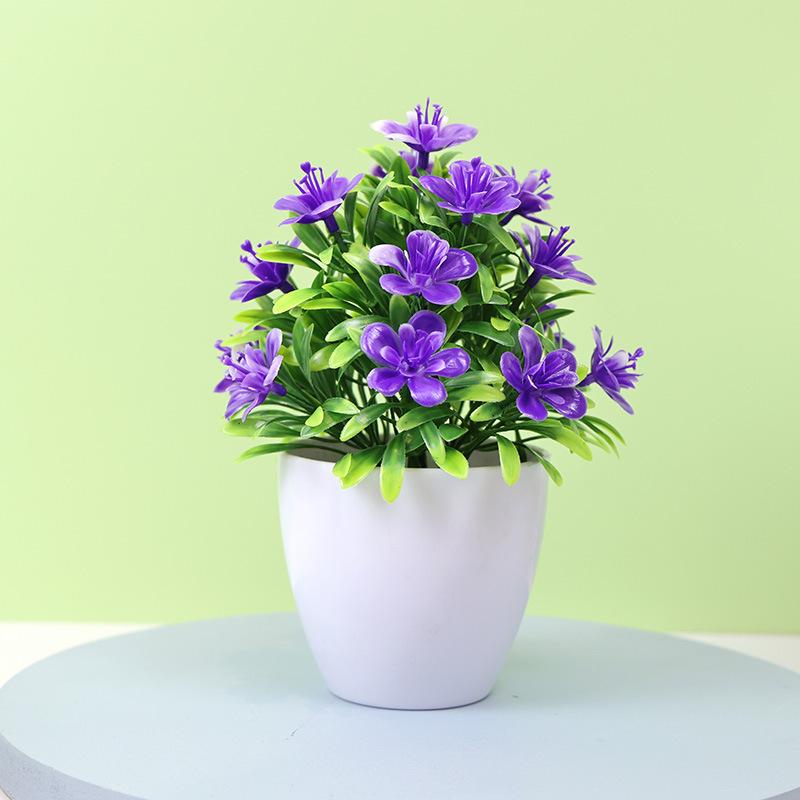 Simulated desktop green plants, mini potted plants, simulated decorations, simulated flowers