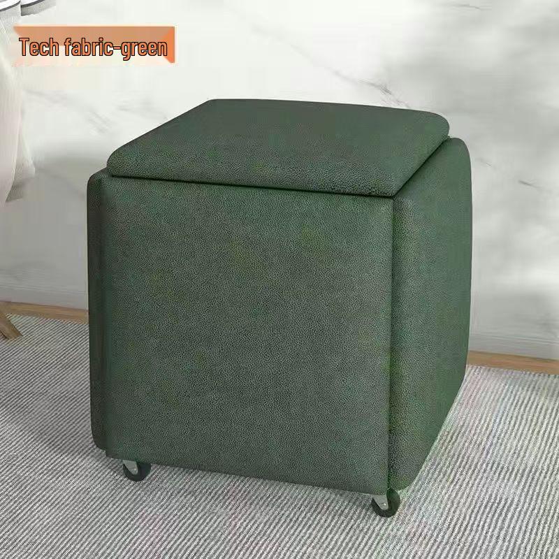 Multi-Functional Magic Cube: 5-in-1 Stool, Coffee Table, Storage for Living Room