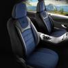 Custom Woven Fabric Car Seat Cover Blue Black