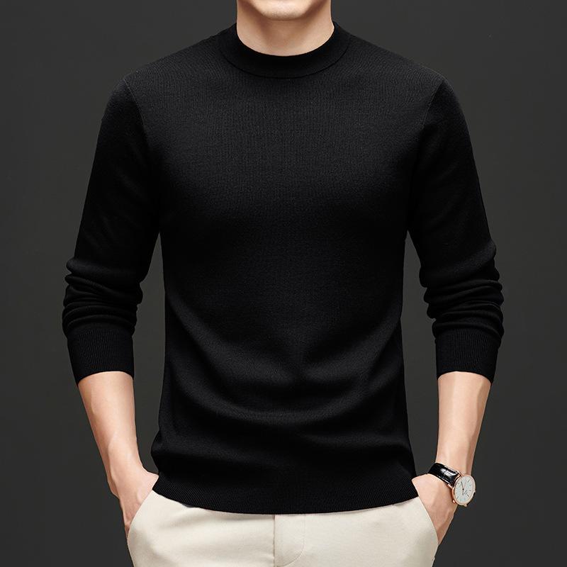 Men's Autumn and Winter High-end Sweater Bottoming Knitted Sweater
