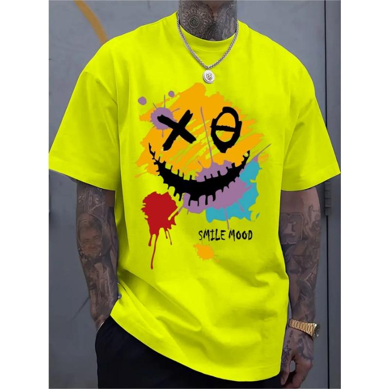 Men's Fashionable Round Neck T-shirt