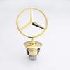 3D Car Front Bonnet Hood Emblem Round Zinc Alloy Badge For Mercedes Benz C E S Class W204 W205 W212 W213 W211 W220 W222 W223